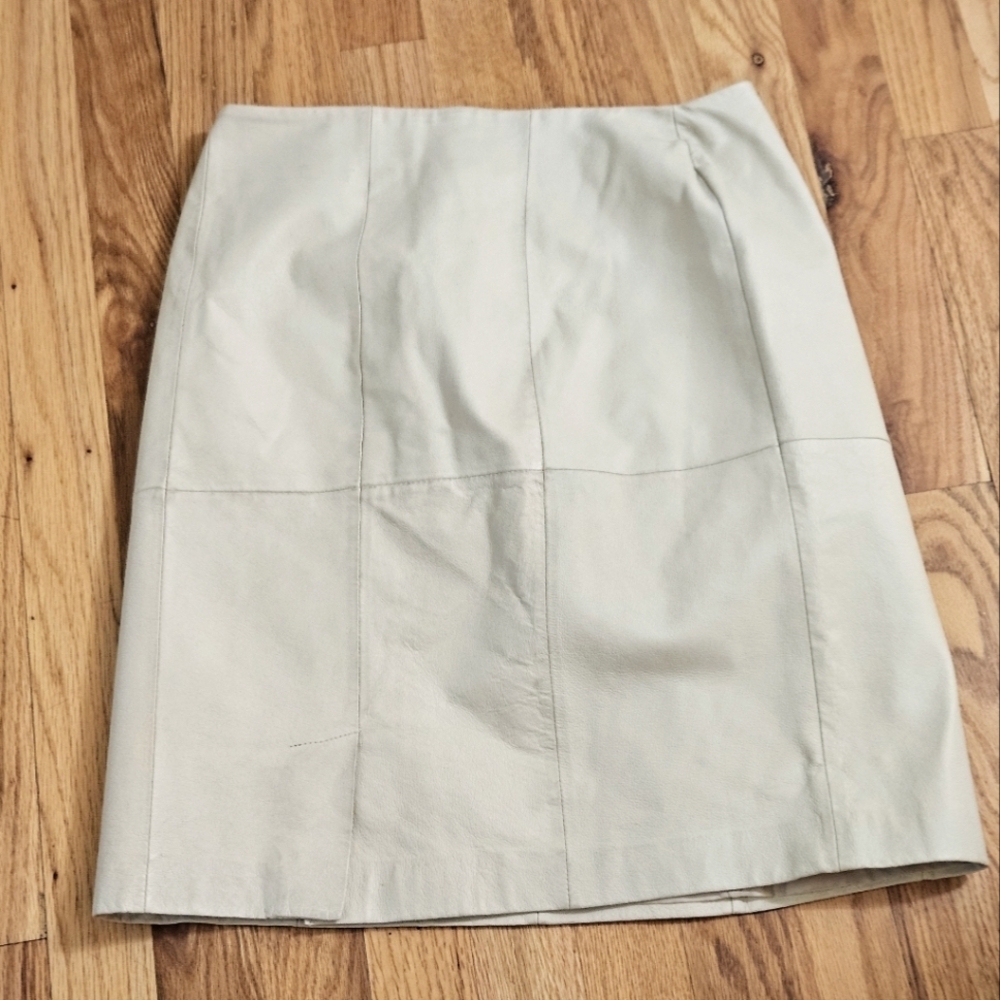 Chadwicks Tan Pencil Skirt Knee-Length Work Style